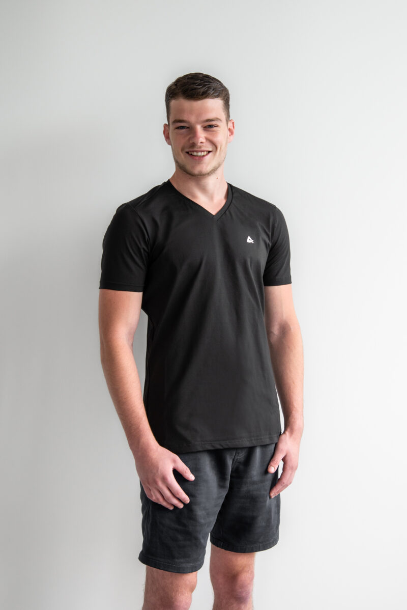 vêtement technique sport homme t-shirt noir